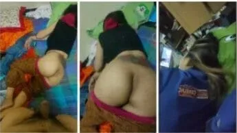 ဖုန်းကြည့်နေတဲ့ ‌ဆော်ကို ဘေးတစောင်းခွလိုးတဲ့ အောကား