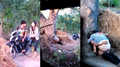 ကောက်ရိုးပုံဘေးမှာလိုးတဲ့ မြန်မာအတွဲ ချောင်းရိုက်အောကား